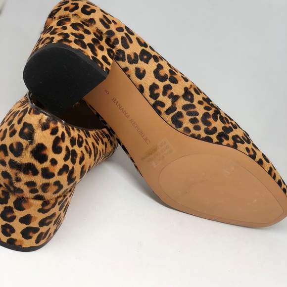 BANANA REPUBLIC💥SOLD OUT💥Animal Print Pumps Size 9 - Picture 5 of 8